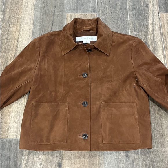 NEW Treasure & Bond Suede Swing Jacket in Brown Shell Size Small - Picture 7 of 11